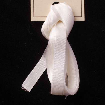 00 Natural White – 7 mm Silk Ribbon