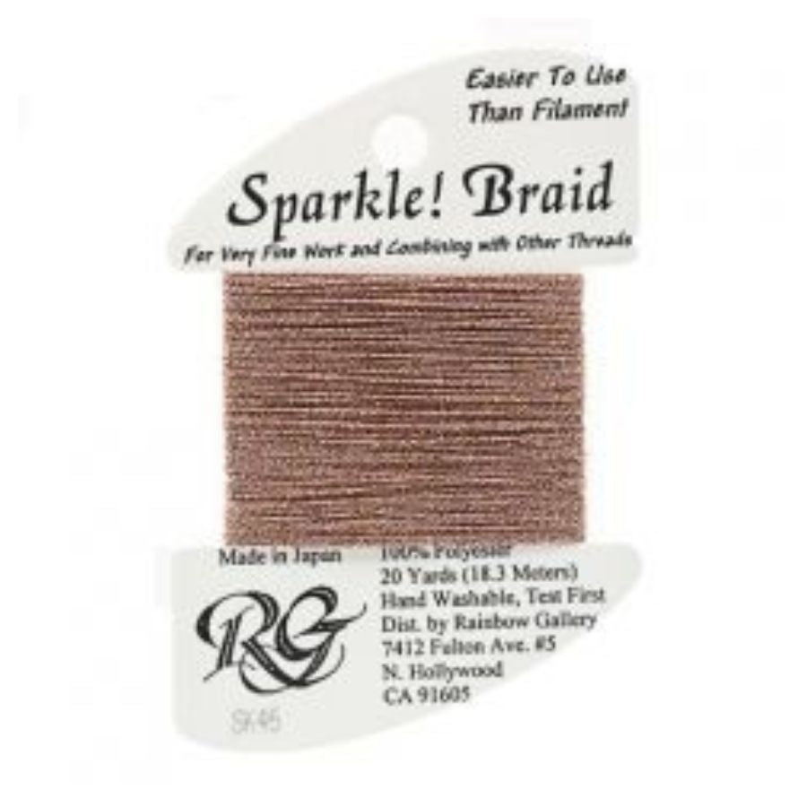 SK45 Dk Grey Mauve - Sparkle Braid