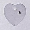 13050 Large Frosted Heart - Mill Hill Crystal Treasure