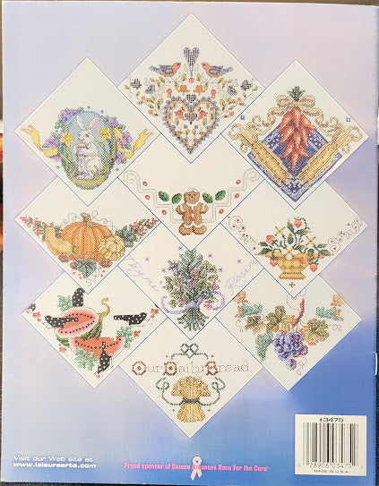Bread Cloths - Bake a Batch - counted cross stitch leaflet - consignment