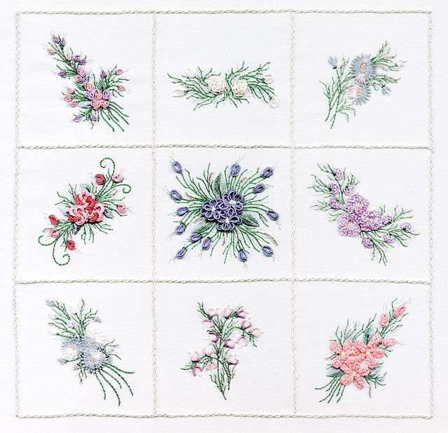 Spring Sampler Brazilian embroidery patttern