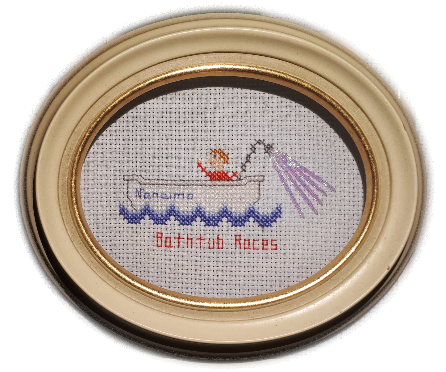 Nanaimo Bathtub Races counted cross stitch kit