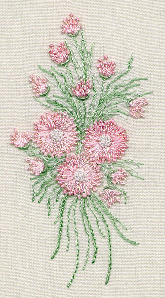 Geron Daisy Brazilian embroidery kit