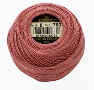760 Dusty Pink - DMC #8 Perle Cotton Ball