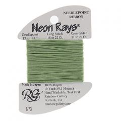 N73 Spring Green - Neon Rays Ribbon