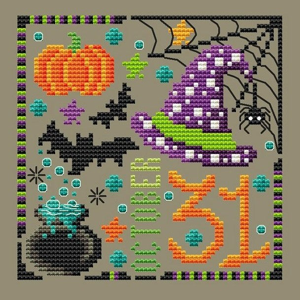 October 31st counted cross stitch chart