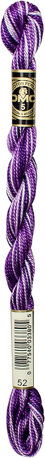 52 Variegated Violet - DMC #5 Perle Cotton Skein