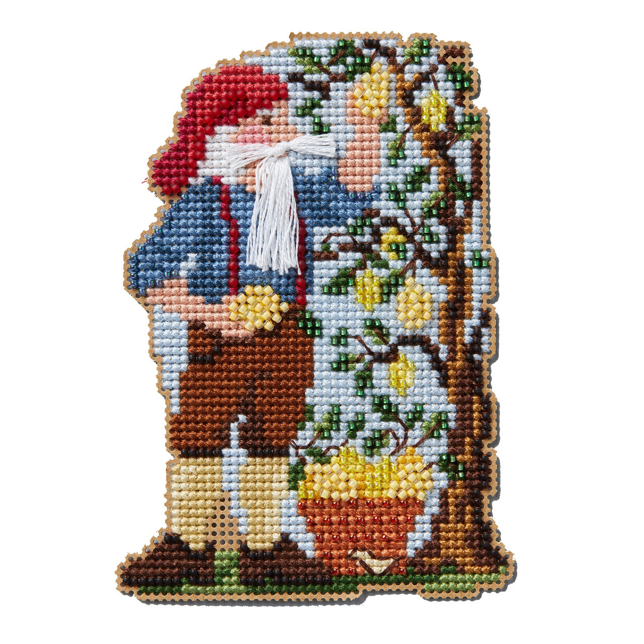 Mediterranean Santa - Lemon Grove Santa counted cross stitch kit