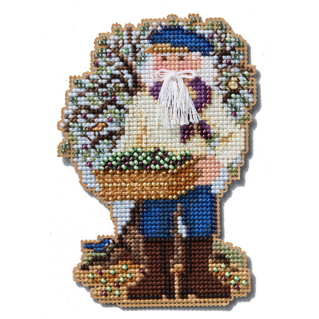 Mediterranean Santas - Olive Harvest Santa counted cross stitch kit