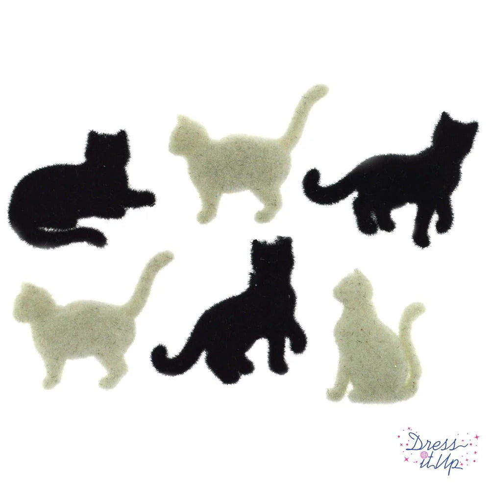 I Love Cats button set