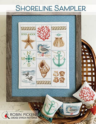 Shoreline Sampler counted cross stitch chart