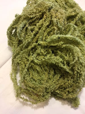 Eyelash Chenille Trim - Algae