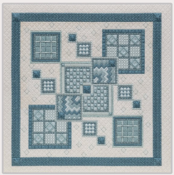 Teal-licious canvaswork chart