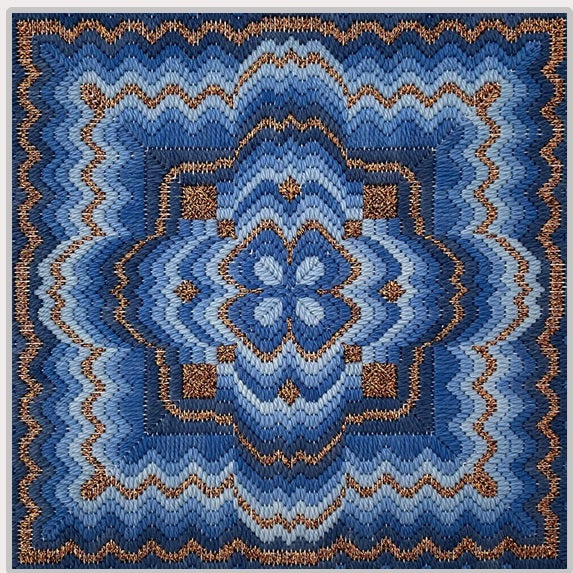 Moroccan Mandela canvaswork chart