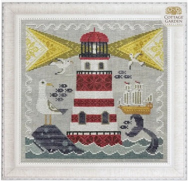 Cottage Garden Samplings Fabulous House Series - #8 Lighthouse counted cross stitch chart