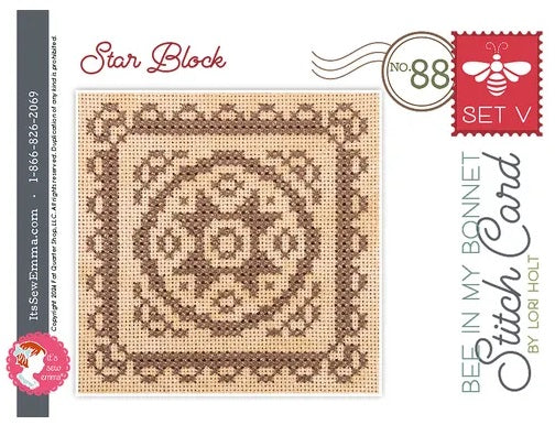 Bee in my Bonnet Stitch Cards - Set V