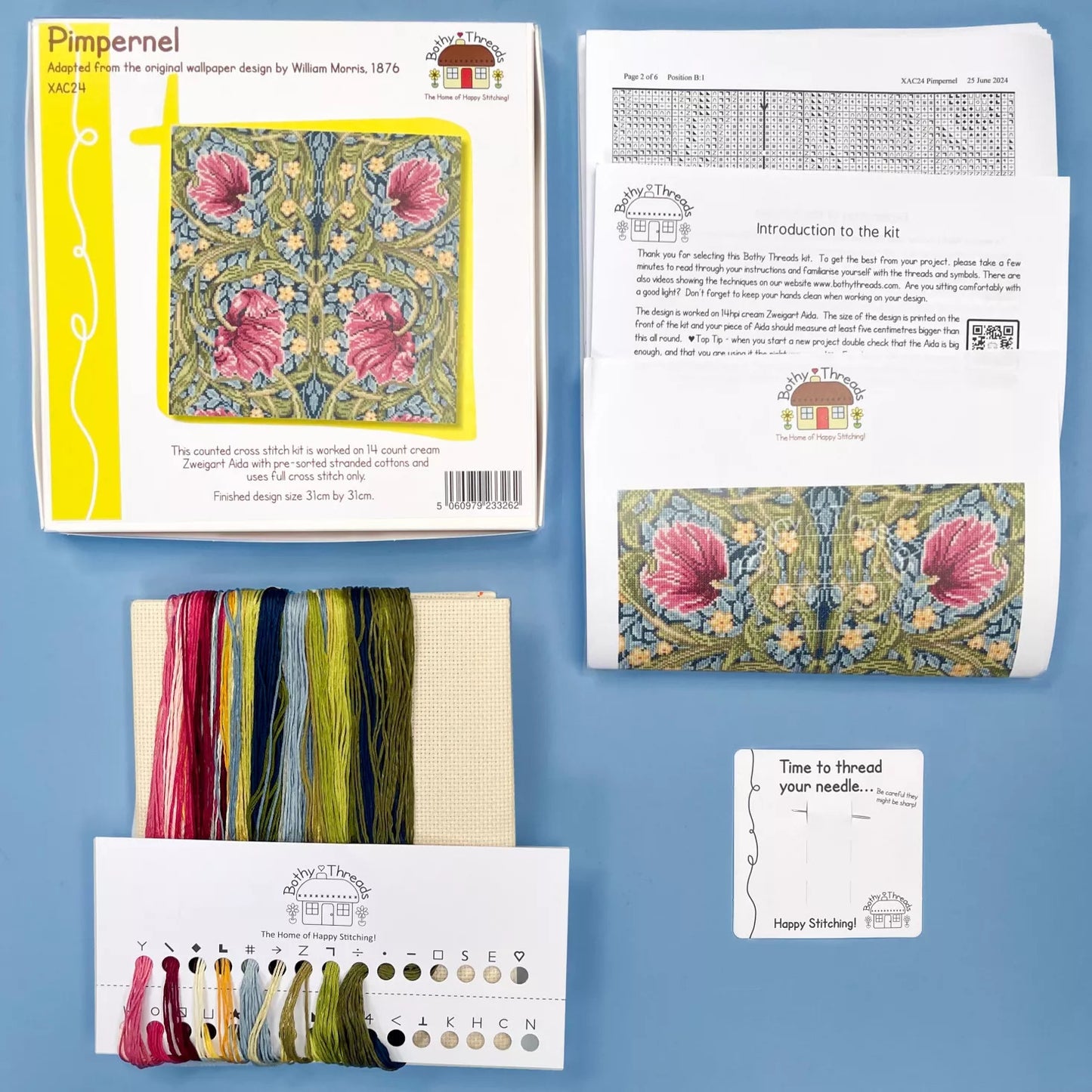 Pimpernel counted cross stitch kit