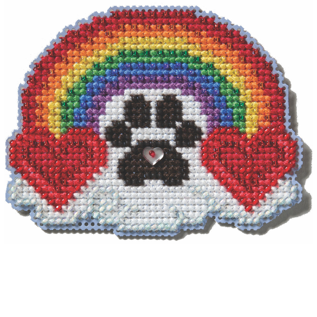 Spring Bouquet - Pawsitively Love counted cross stitch kit