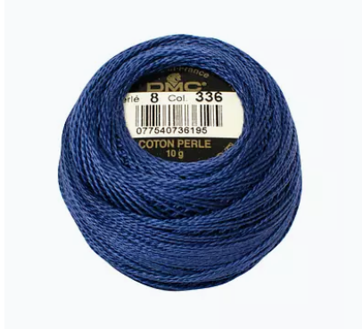 336 Indigo Blue - DMC #8 Perle Cotton Ball