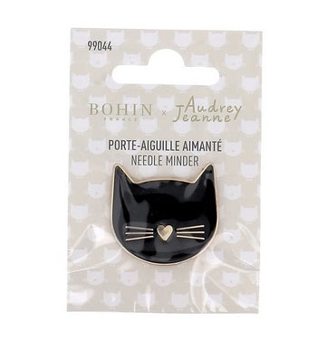 Audrey Jeanne Black Cat Needle Minder