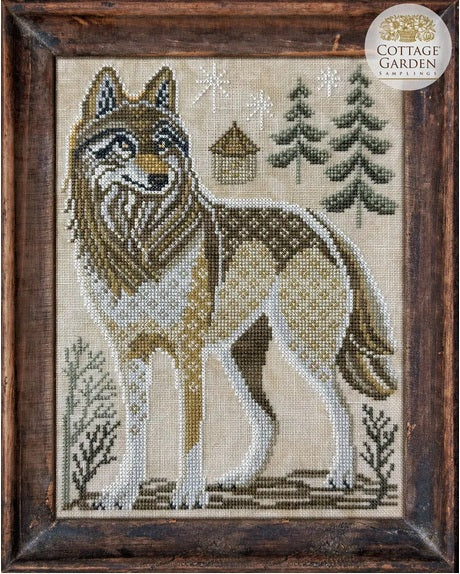 A Year in the Woods II #1 - The Wolf counted cross stitch chart