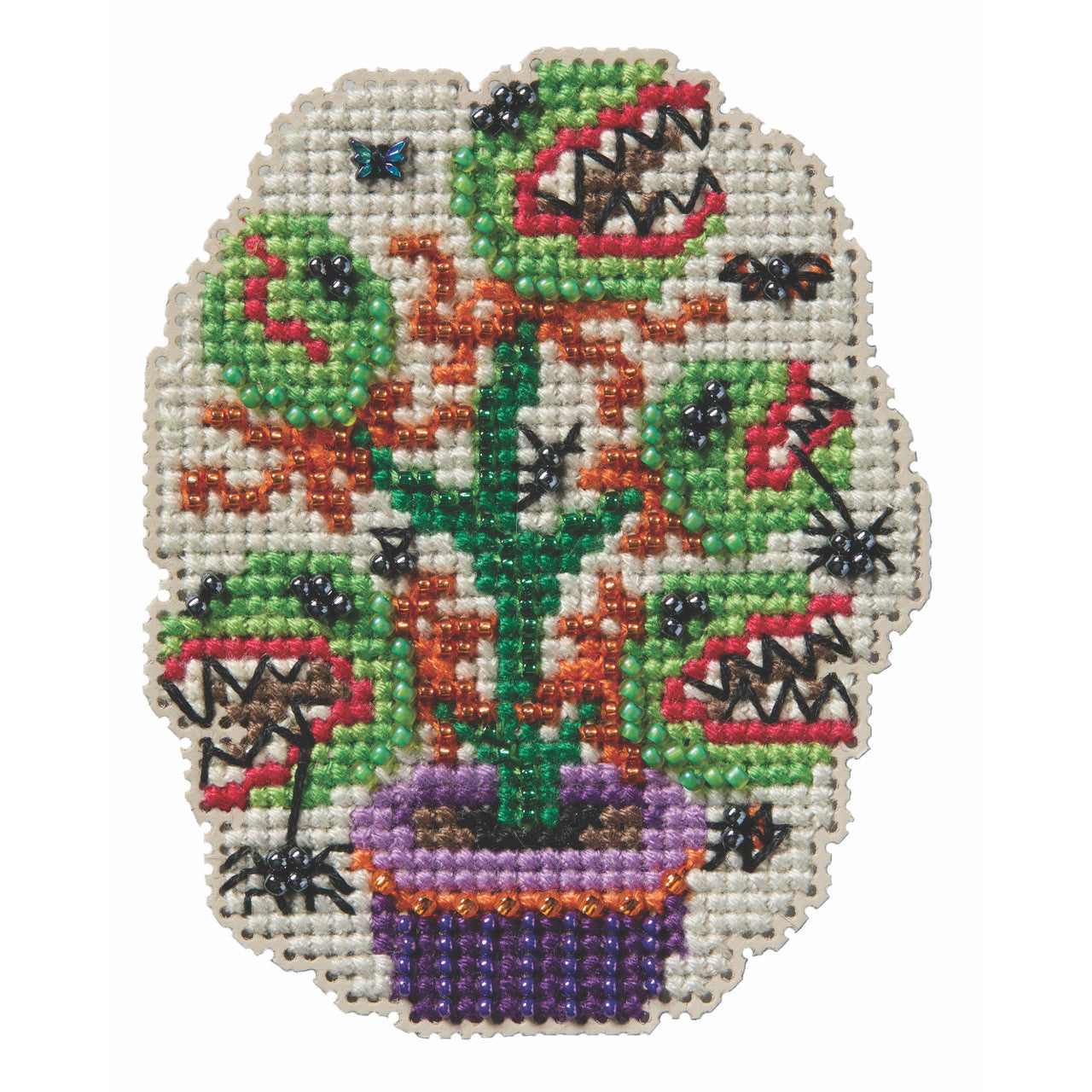 Autumn Harvest - Monster Plant counted cross stitch kit