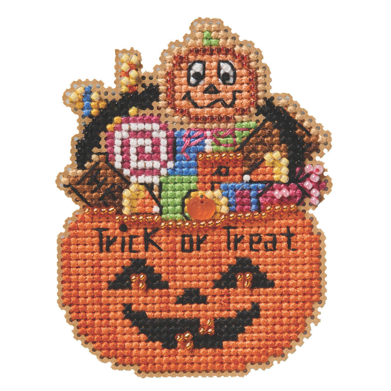 Autumn Harvest - Candy Bucket counted cross stitch kit