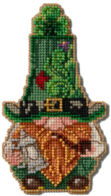 Leprechaun with Stein counted cross stitch kit