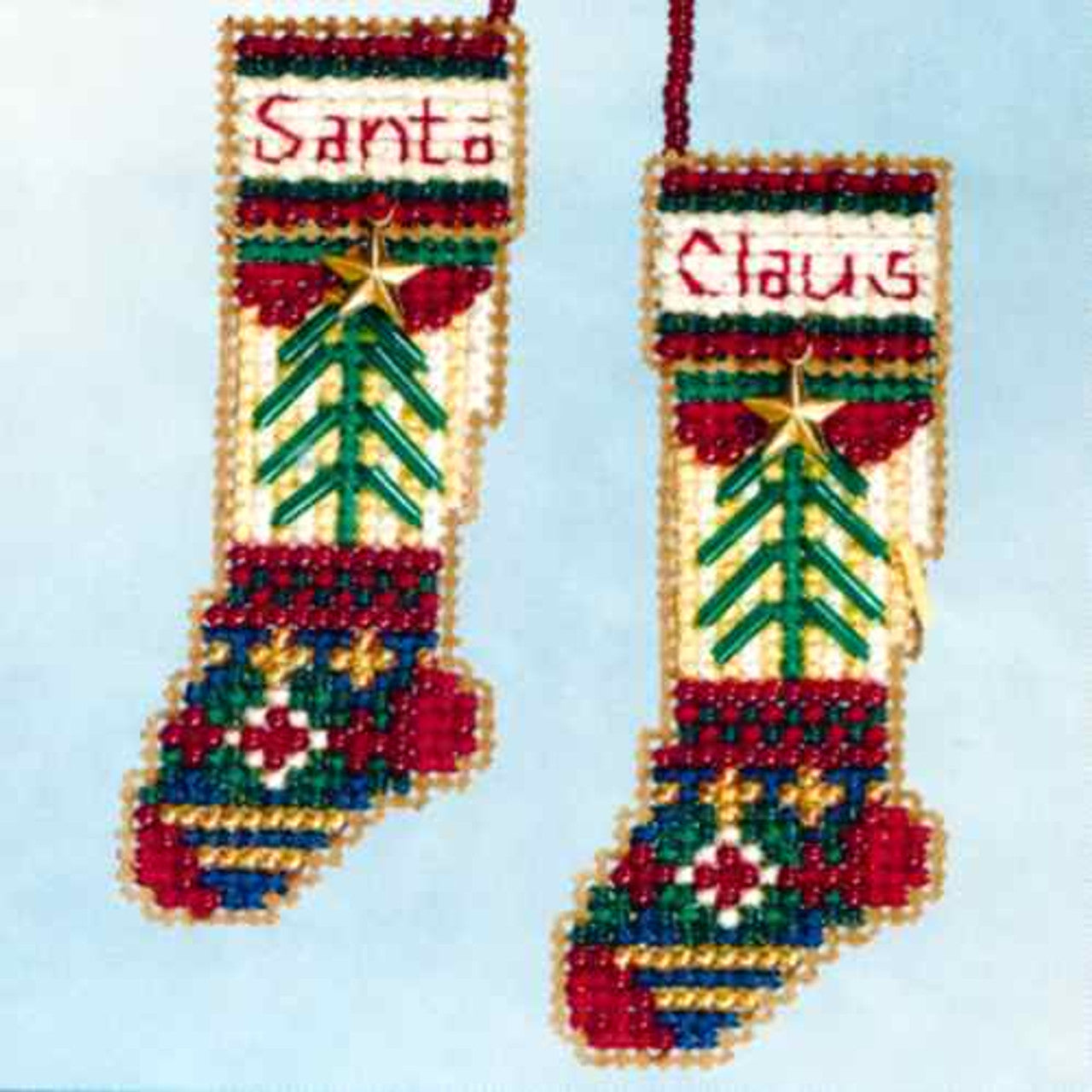 Santa's Closet - Santa's Stockings counted cross stitch kit