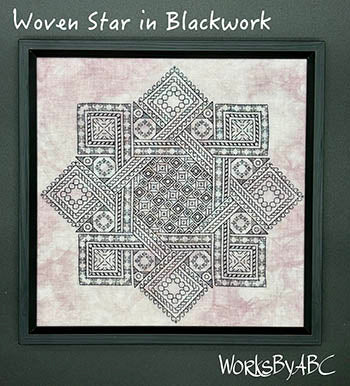 Woven Star in Blackwork chart