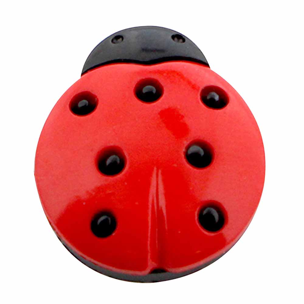 Ladybug buttons