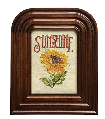 Sunshine counted cross stitch chart