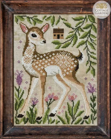 A Year in the Woods II #12 - The Fawn counted cross stitch chart