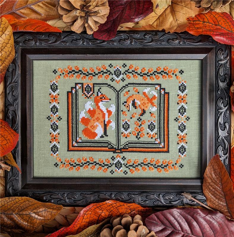 Book of Fox Tales counted cross stitch chart