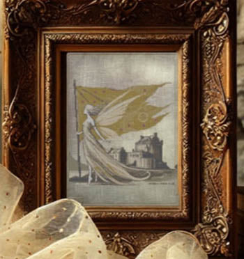 Dunvegan Fairy Flag counted cross stitch chart