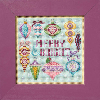 Buttons & Beads Winter - Merry & Bright counted cross stitch kit