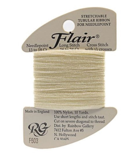 F503 Ecru (Yellow Blush) – Flair Tubular Nylon