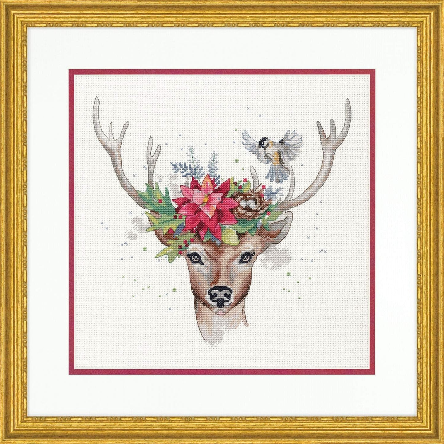 Woodland Deer counted cross stitch kit