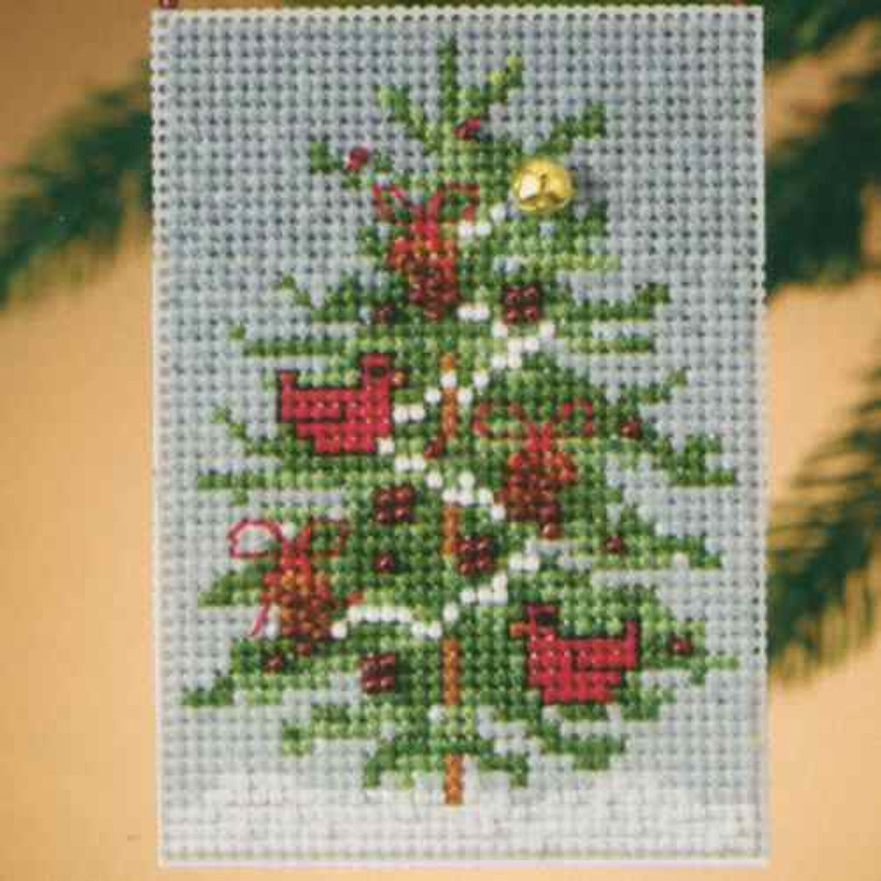 Festival of Trees Ornament - Cardinal Tree counted cross stitch kit