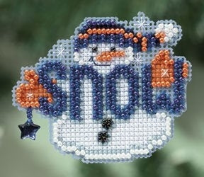 Winter Holiday - Snow Buddy pin counted cross stitch kit