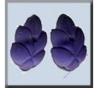 12305 Tanzanite Flower Petal Matte Mill Hill Glass Treasure