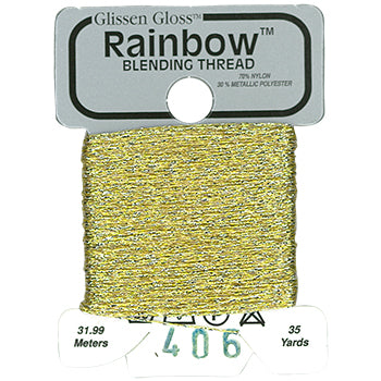406 Gold Glissen Gloss Rainbow Blending Filament