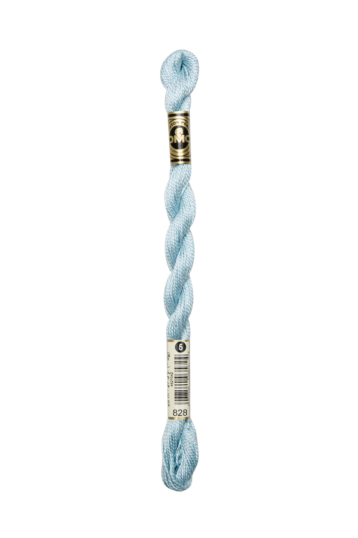 828 Ultra Very Light Blue – DMC #5 Perle Cotton Skein