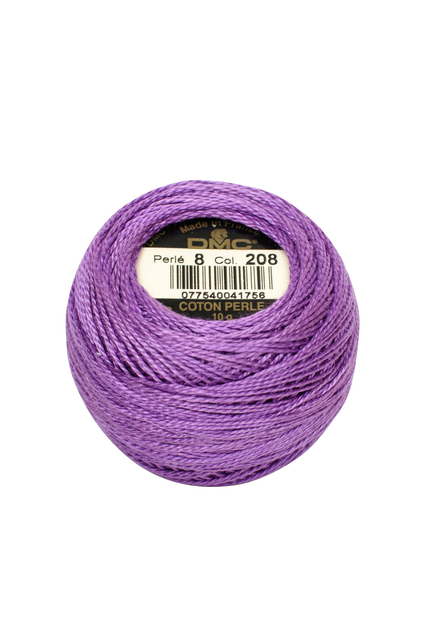 208 Very Dark Lavender - DMC #8 Perle Cotton