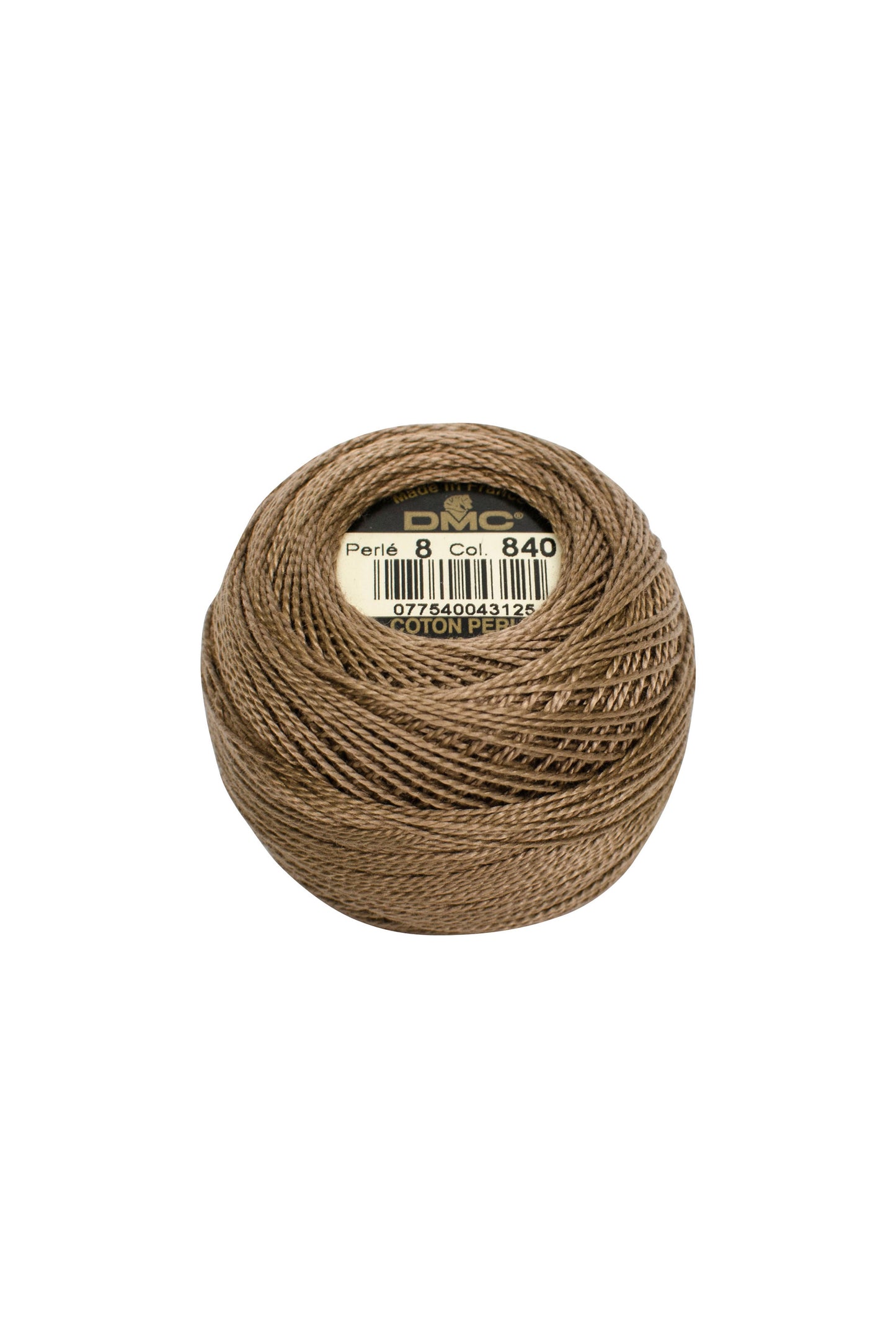 840 Medium Beige Brown - DMC #8 Perle Cotton Ball