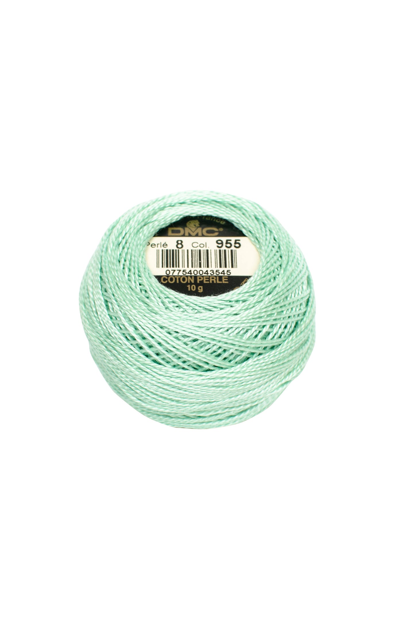 955 Light Nile Green – DMC #5 Perle Cotton Skein