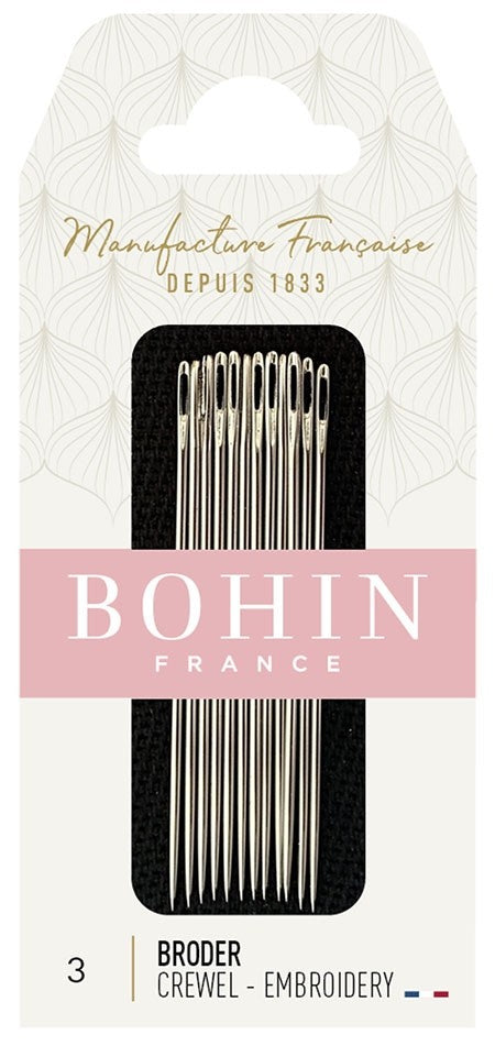 Bohin Crewel Needles Size 3