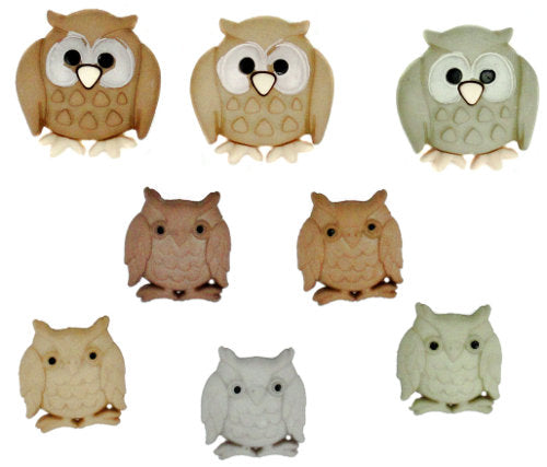 Whoo.... Owl buttons