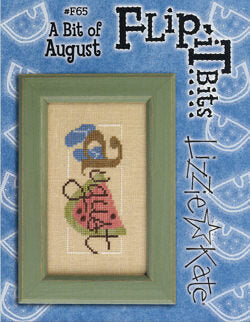 LZK FLIP-IT BIT X STITCH CHART A BIT OF AUGUST