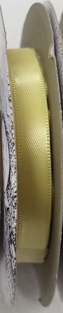 Satin Ribbon - 10mm - soft yellow
